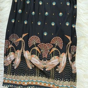 FARM Rio Wide Leg Sleeveless Jumpsuit Size P or Small. Black Criss Cross Back.